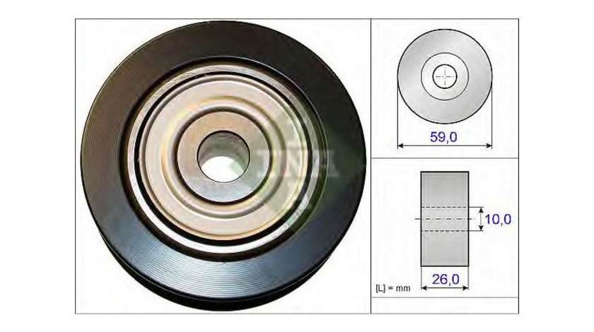 Rola ghidare/conducere, curea transmisie Mitsubishi OUTLANDER III (GG_W, GF_W, ZJ) 2012-2016 #2 1341A042