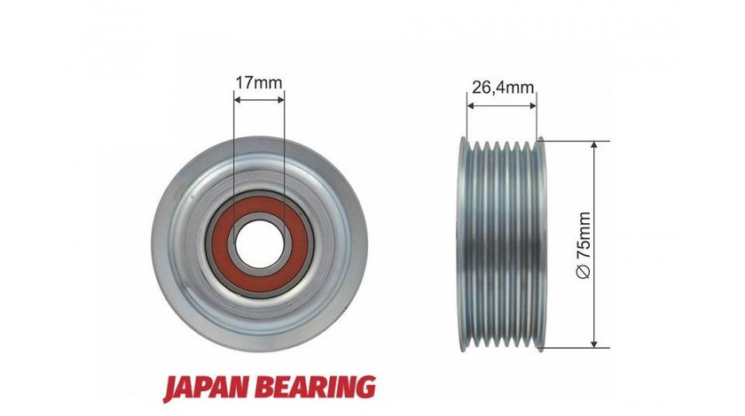 Rola intinzatoare curea distributie Subaru Legacy 4 (2003->) [BL,BP] #1 VKM 61021