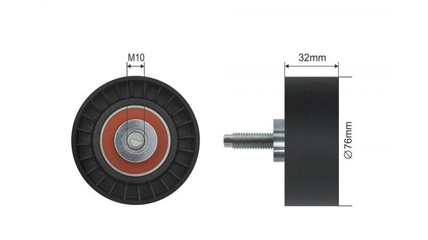 Rola intinzatoare curea transmisie Jeep Cherokee (2001-2008)[KJ] #1 05066827AA