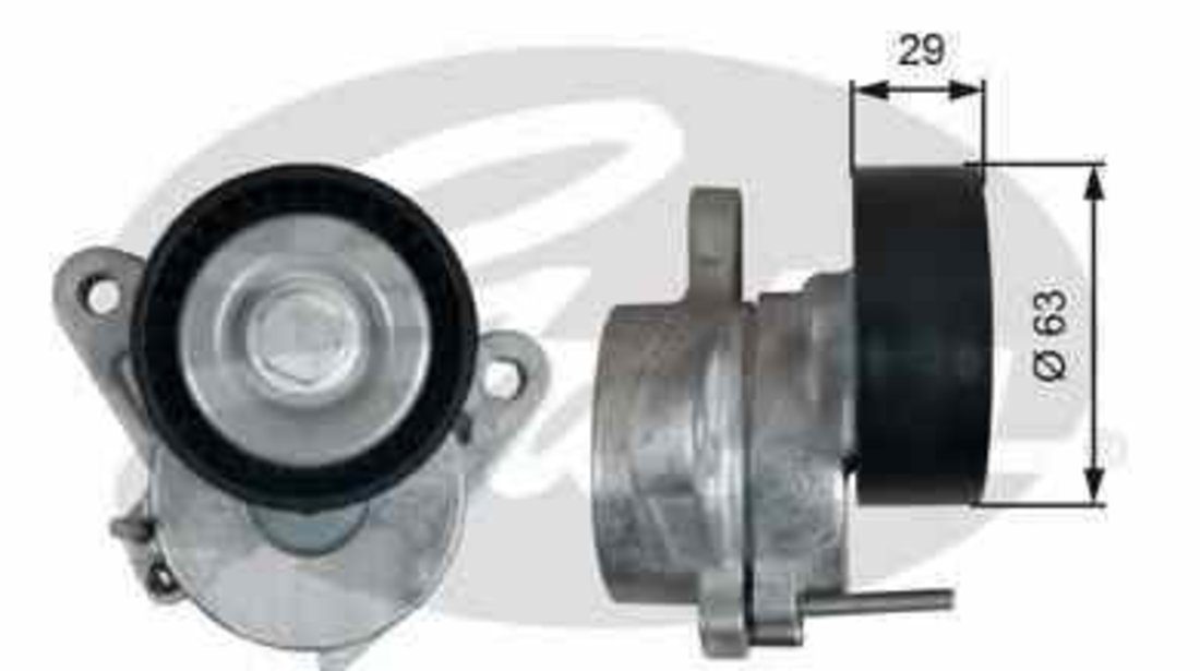 rola intinzator curea alternator AUDI A4 Avant 8K5 B8 GATES T39292