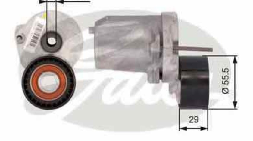 rola intinzator curea alternator BMW 5 F10 F18 GATES T39109
