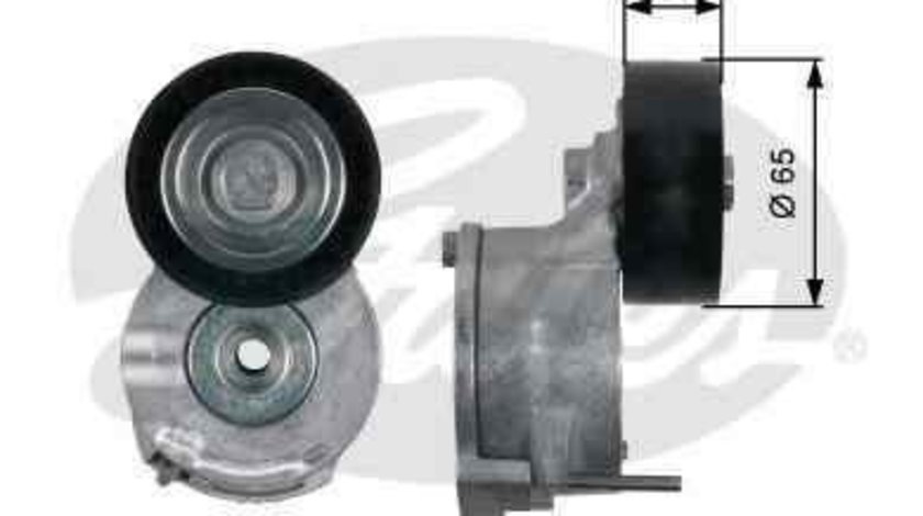 rola intinzator curea alternator FORD C-MAX II Van GATES T39188