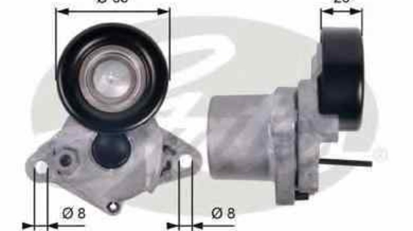 rola intinzator curea alternator KIA RIO III (UB) GATES T39123