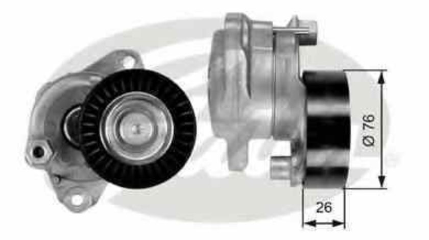 rola intinzator curea alternator MERCEDES-BENZ CLS C219 GATES T38390