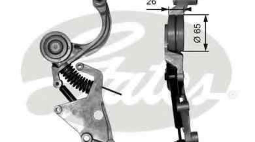 rola intinzator curea alternator MINI MINI (R50, R53) GATES T38404