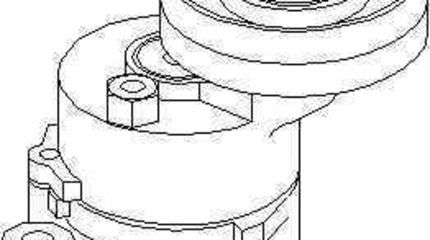 rola intinzator curea alternator OPEL ASTRA G hatchback (F48_, F08_) TOPRAN 205 740