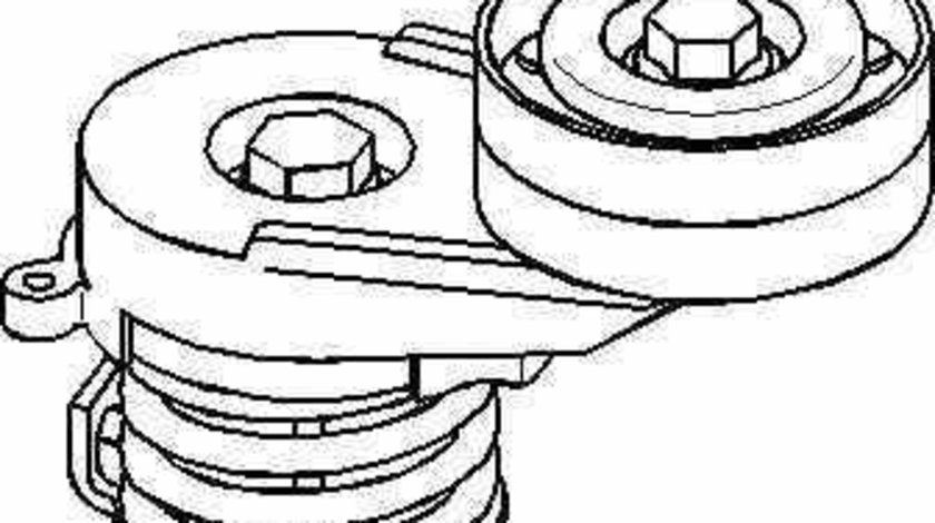 rola intinzator curea alternator OPEL CORSA C F08 F68 TOPRAN 206 901