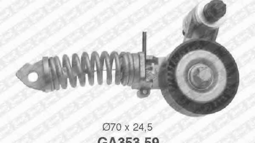 Rola intinzator curea alternator OPEL CORSA C caroserie F08 W5L SNR GA353.59