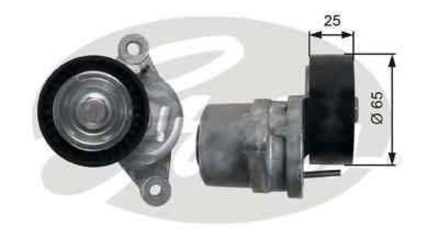 Rola intinzator curea alternator PEUGEOT 508 GATES T39189