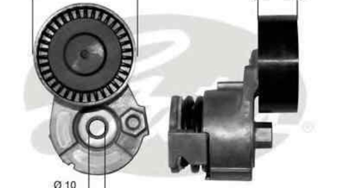 rola intinzator curea alternator RENAULT CLIO II (BB0/1/2_, CB0/1/2_) GATES T39009