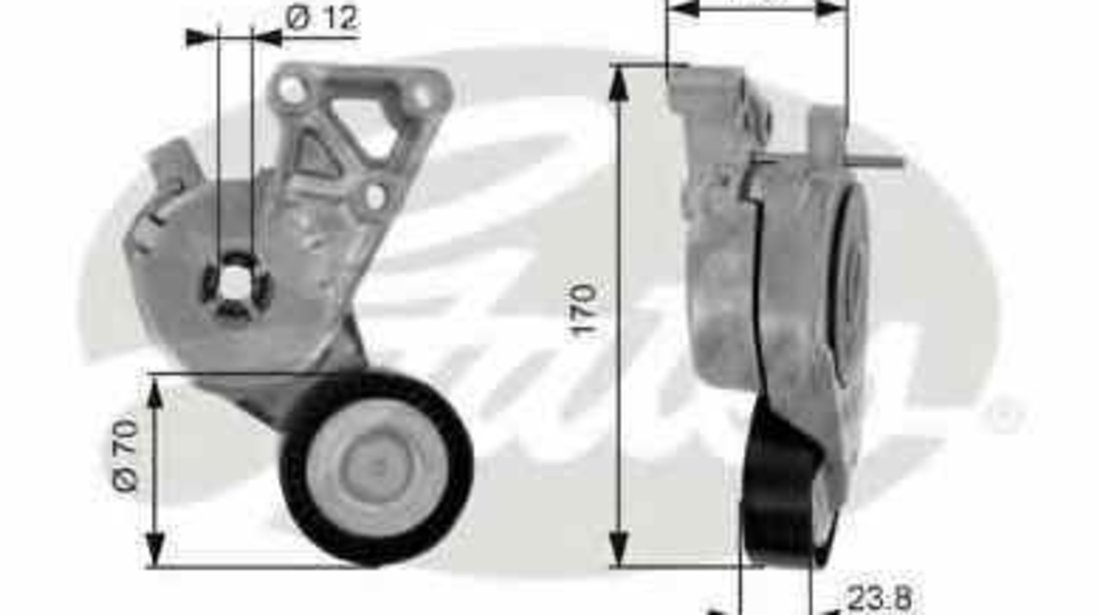 rola intinzator curea alternator SKODA OCTAVIA 1U2 GATES T38148