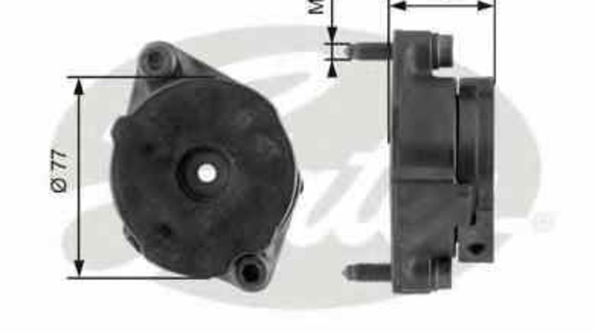 rola intinzator curea alternator VW GOLF III 1H1 GATES T38345