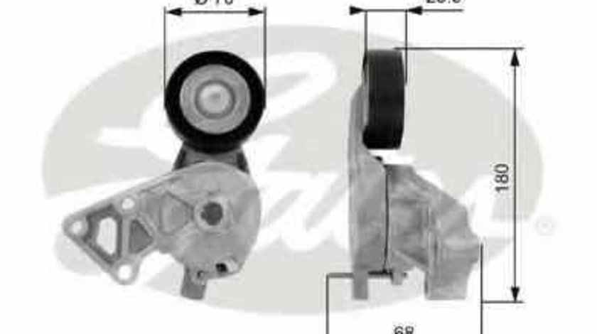 rola intinzator curea alternator VW GOLF IV Variant (1J5) GATES T38307