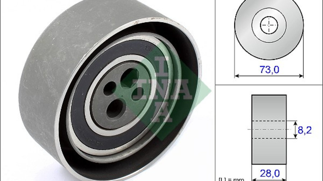 Rola intinzator,curea distributie (531010320 INA) AUDI