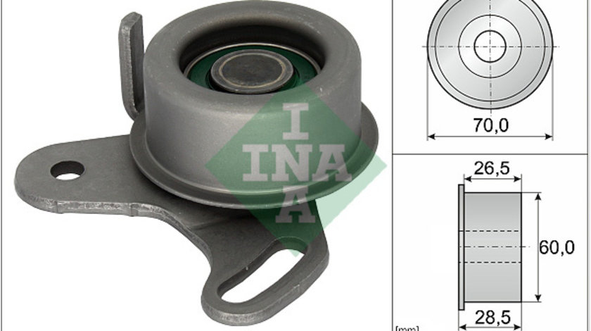 Rola intinzator,curea distributie (531011820 INA) DODGE,HYUNDAI,HYUNDAI (BEIJING),KIA,KIA (DYK)