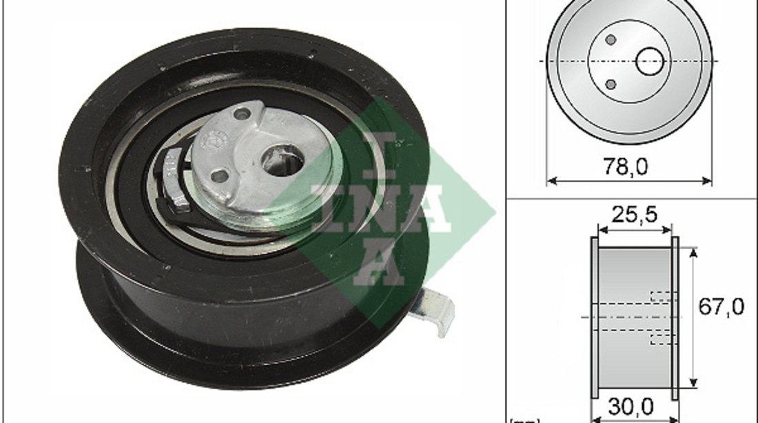 Rola intinzator,curea distributie (531025130 INA) AUDI,FORD,SEAT,VW