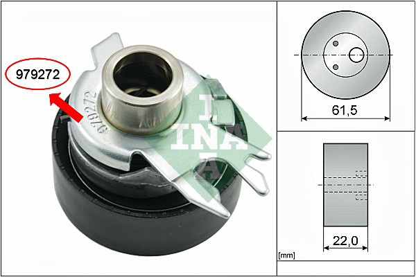 Rola intinzator,curea distributie (531025230 INA) SEAT,SKODA,VW