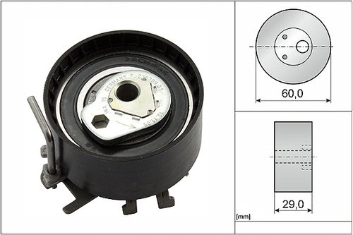 Rola intinzator,curea distributie (531040410 INA) DACIA,NISSAN,PEUGEOT,PROTON,RENAULT