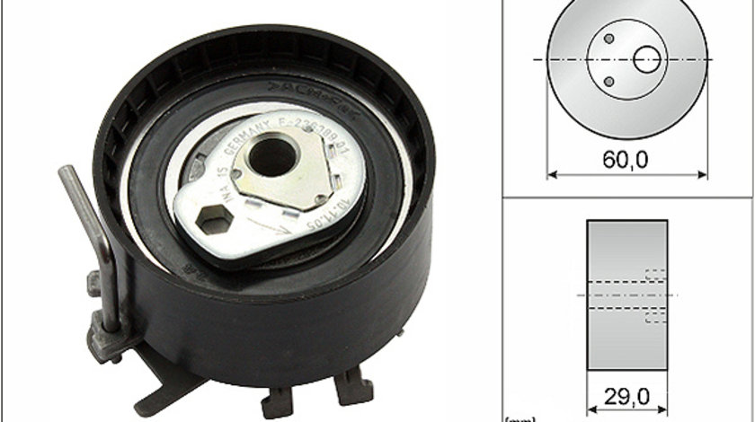 Rola intinzator,curea distributie (531040410 INA) DACIA,NISSAN,PEUGEOT,PROTON,RENAULT