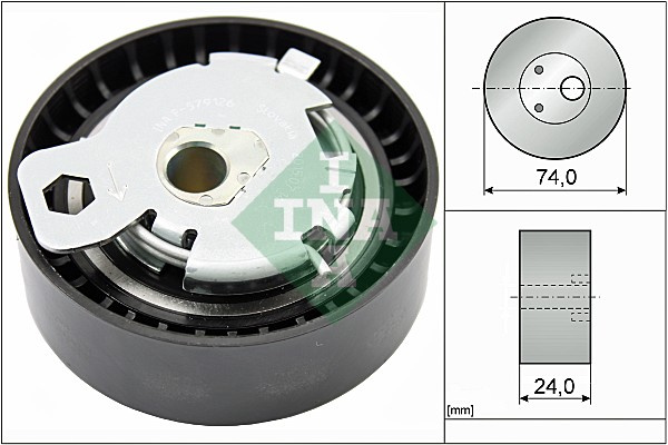 Rola intinzator,curea distributie (531049710 INA) FORD
