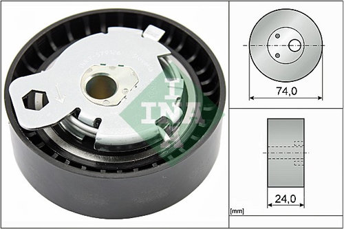 Rola intinzator,curea distributie (531049710 INA) FORD