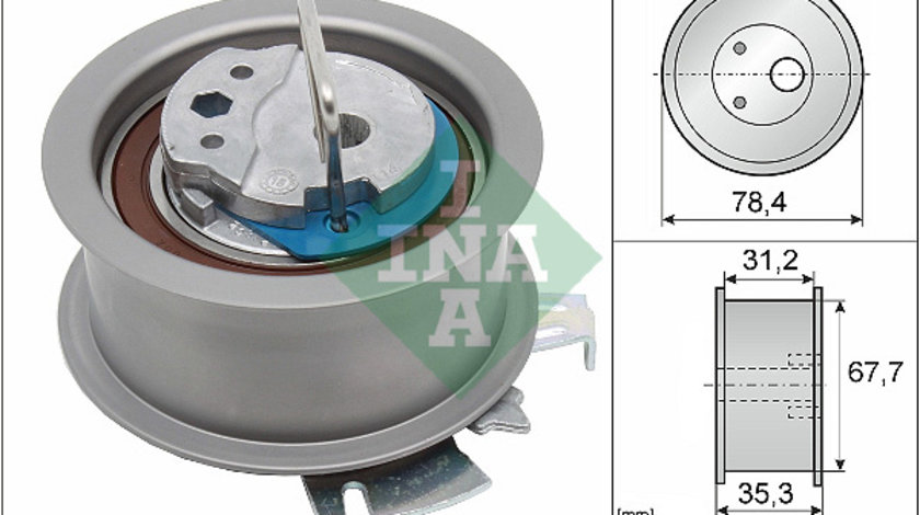 Rola intinzator,curea distributie (531056530 INA) AUDI,FORD,SEAT,SKODA,VW,VW (FAW),VW (SVW)