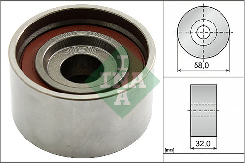 Rola intinzator,curea distributie (531058210 INA) HYUNDAI,KIA