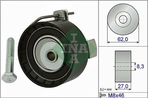 Rola intinzator,curea distributie (531081310 INA) FORD,FORD (CHANGAN),FORD ASIA / OCEANIA,FORD AUSTR...