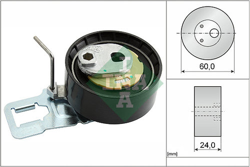 Rola intinzator,curea distributie (531082910 INA) Citroen,DS,FORD,OPEL,PEUGEOT,VAUXHALL