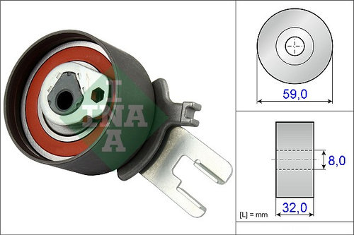 Rola intinzator,curea distributie (531085910 INA) VOLVO