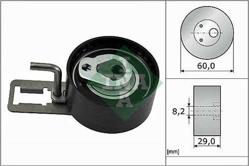 Rola intinzator,curea distributie (531088410 INA) Citroen,DS,FORD,MAZDA,MITSUBISHI,PEUGEOT,TOYOTA,VO...