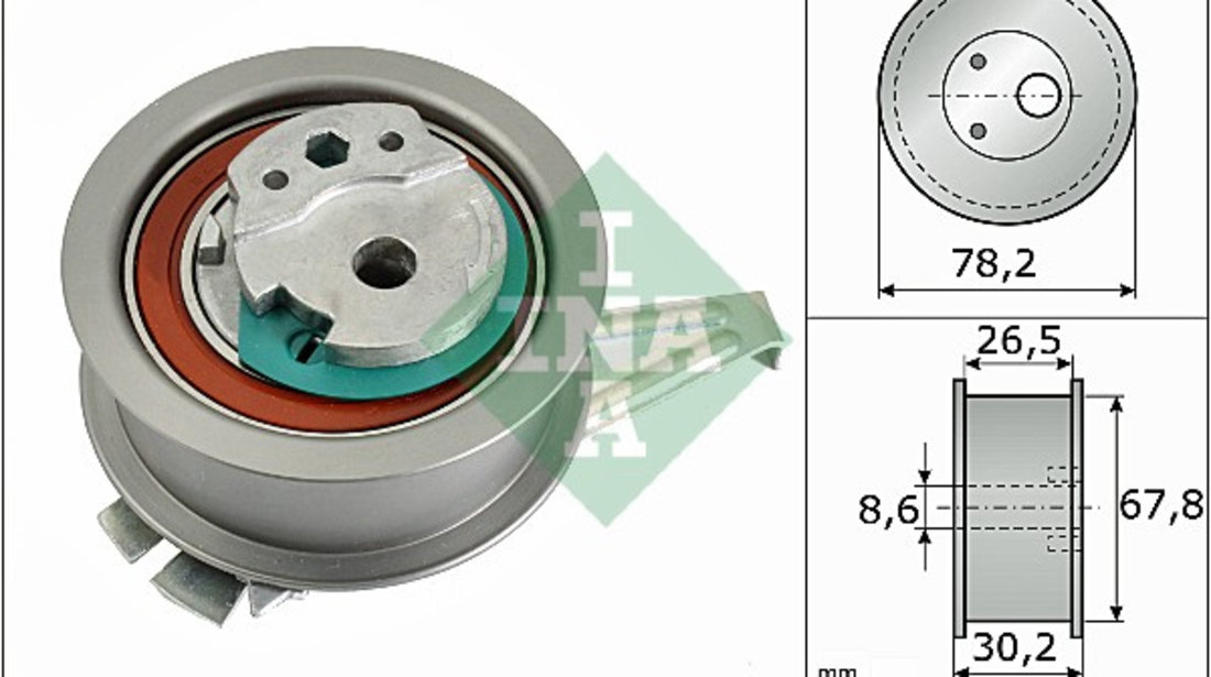 Rola intinzator,curea distributie (531092910 INA) AUDI,MAN,SEAT,SKODA,VW