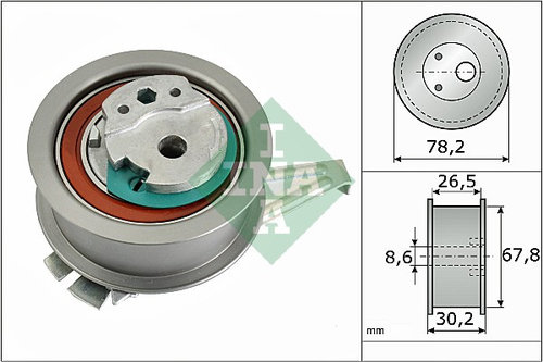 Rola intinzator,curea distributie (531092910 INA) AUDI,MAN,SEAT,SKODA,VW