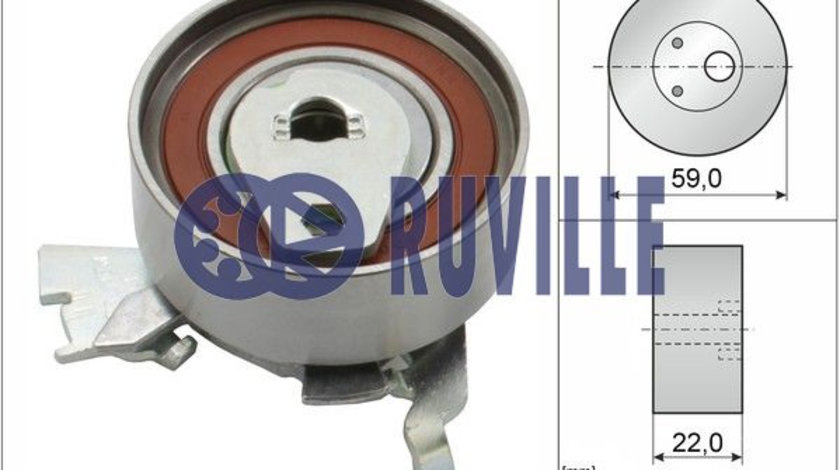 Rola intinzator,curea distributie (55315 EVR) CHEVROLET,CHEVROLET (SGM),DAEWOO,HOLDEN,OPEL,VAUXHALL