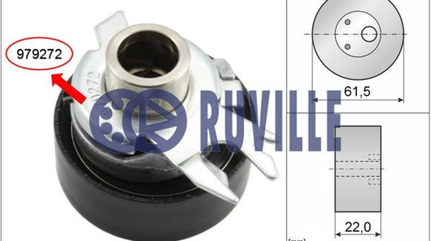 Rola intinzator,curea distributie (55428 EVR) SEAT,SKODA,VW