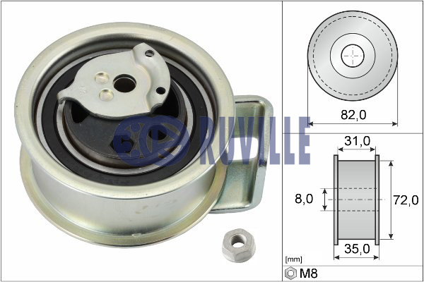 Rola intinzator,curea distributie (55489 EVR) AUDI,FORD,SEAT,VW