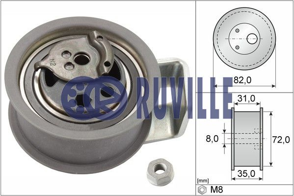 Rola intinzator,curea distributie (55494 EVR) AUDI,FORD,SEAT,SKODA,VW