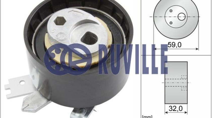 Rola intinzator,curea distributie (55641 EVR) DACIA,MERCEDES-BENZ,NISSAN,RENAULT