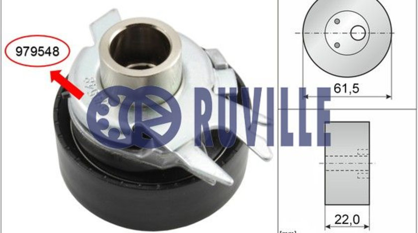 Rola intinzator,curea distributie (55719 EVR) SEAT,VW