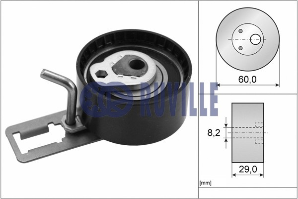 Rola intinzator,curea distributie (56664 EVR) Citroen,FORD,PEUGEOT,VOLVO