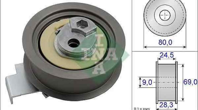 Rola intinzator,curea distributie AUDI A4 (8E2, B6) INA 531 0840 10