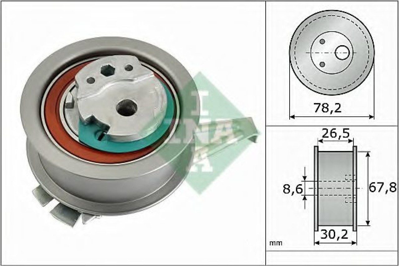 Rola intinzator,curea distributie AUDI A4 (8K2, B8) (2007 - 2015) INA 531 0894 10 piesa NOUA
