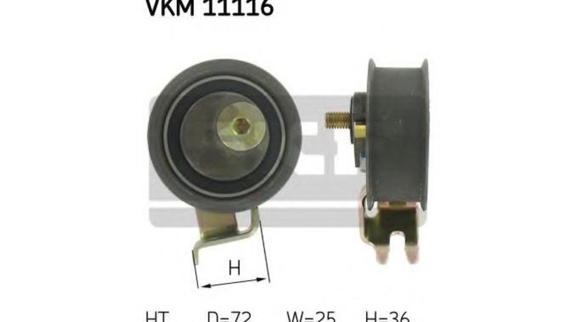 Rola intinzator,curea distributie Audi AUDI A4 (8D2, B5) 1994-2001 #2 06B109243A