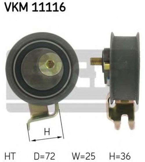 Rola intinzator,curea distributie AUDI TT (8N3) (1998 - 2006) SKF VKM 11116 piesa NOUA