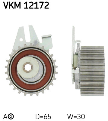 Rola intinzator,curea distributie centru (VKM12172 SKF) FIAT,LANCIA