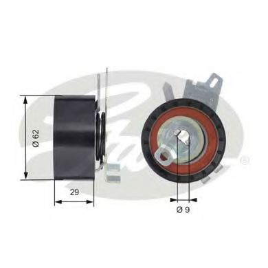 Rola intinzator,curea distributie CITROEN C4 Cupe (LA) (2004 - 2011) GATES T43145 piesa NOUA