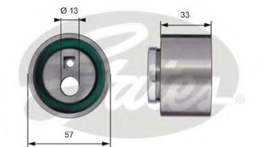 Rola intinzator,curea distributie CITROEN XANTIA (X1) (1993 - 1998) GATES T41258 piesa NOUA