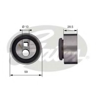Rola intinzator,curea distributie CITROEN XSARA (N1) (1997 - 2005) GATES T41130 piesa NOUA