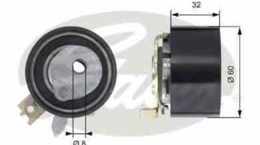 Rola intinzator curea distributie DACIA DUSTER GATES T43014