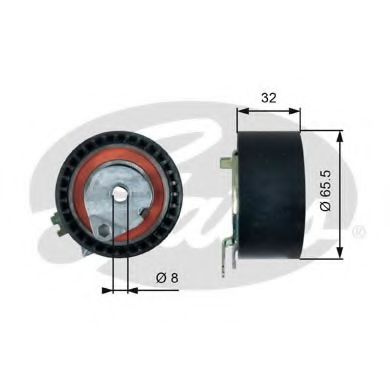 Rola intinzator,curea distributie DACIA SANDERO (2008 - 2016) GATES T43236 piesa NOUA